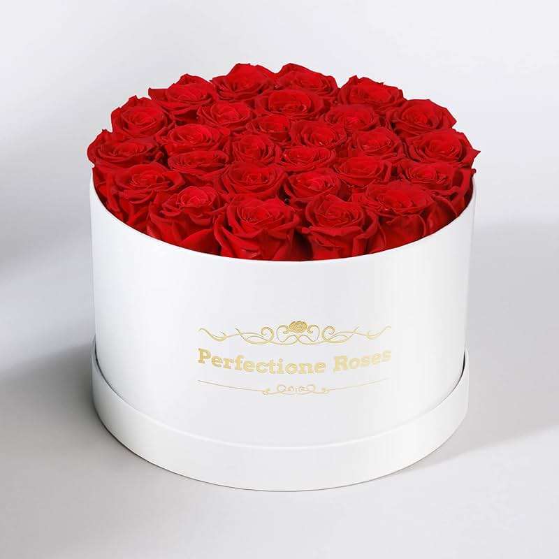 Perfectione Roses 27 Roses in a Box, Mothers Day Rose, Preserved Flowers for Her, Flowers for Delivery Birthday Gifts for Women (Red) - Image 2