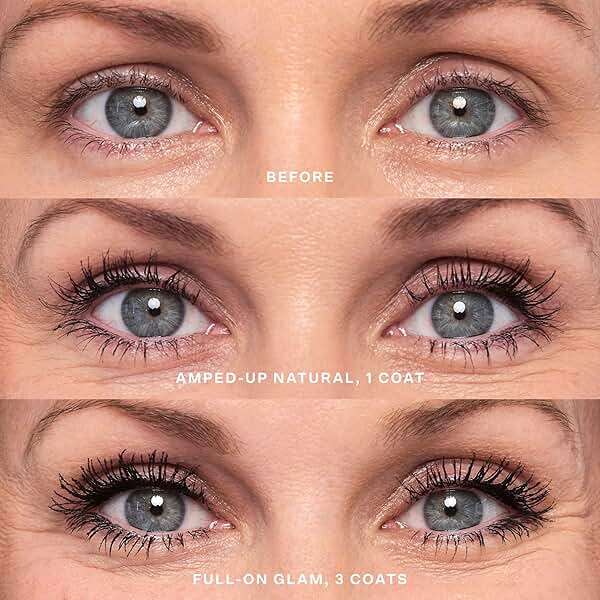 Tower 28 MakeWaves Vegan Black Mascara - Volumizing & Lengthening Mascara for Sensitive Eyes - With Aquaflex Technology for Humidity-Proof Lift - Hypoallergenic Eye Makeup - Jet (0.29 oz) - Image 4