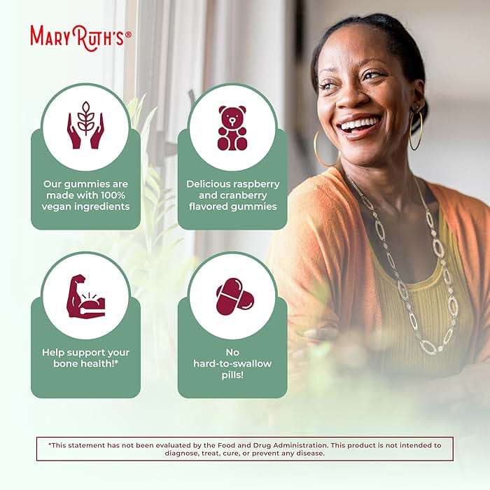 MARYRUTH'S Multivitamin Gummies for Women Ages 14+ | Immune Support | Hair & Skin Health | Reproductive Health | Vitamin A C D E B6 B12 Biotin Zinc Iodine | Organic | Vegan | Non-GMO | 60 Count - Image 6