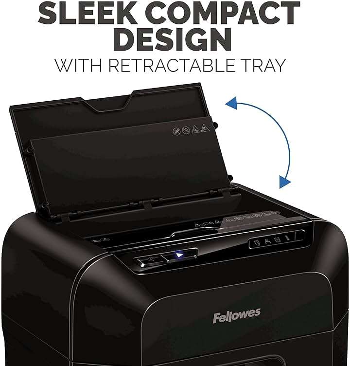 Fellowes AutoMax 100MA 100-Sheet Micro-Cut Autofeed 2-in-1 Paper Shredder for Office/Small Office - Image 6