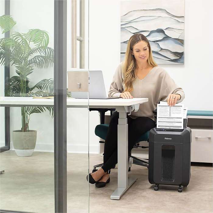 Fellowes AutoMax 100MA 100-Sheet Micro-Cut Autofeed 2-in-1 Paper Shredder for Office/Small Office - Image 8