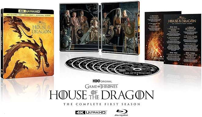 House of the Dragon: The Complete First Season (Steelbook/4K Ultra HD/Blu-ray/Digital) - Image 4