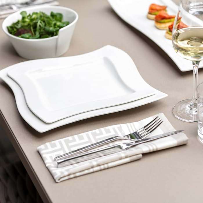Villeroy & Boch NewWave Collection 20-Piece Flatware Set, Service for 4, 18/10 Stainless Steel Utensils, Dishwasher Safe - Image 3