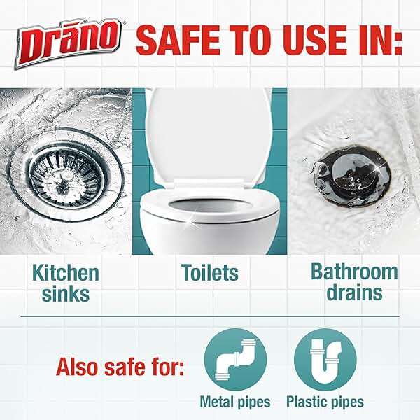 Drano Max Build Up Remover Drain Cleaner, Enzymes & Probiotics Prevents Clogs & Remove Odor-Causing Buildup, Safe for Septic, Toilets & Pipes in Bathroom Drains & Kitchen Sinks, Commercial Line, 60 oz - Image 5