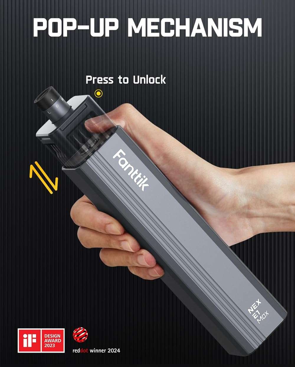 Fanttik E1 Max Electric Screwdriver, Mini Precision Screwdriver Set, 50 Magnetic Bits, Magnetic Storage, 5/32‘’Hex, Repair Tool Kit for Electronics Phone Camera Laptop Watch for Dad - Image 4