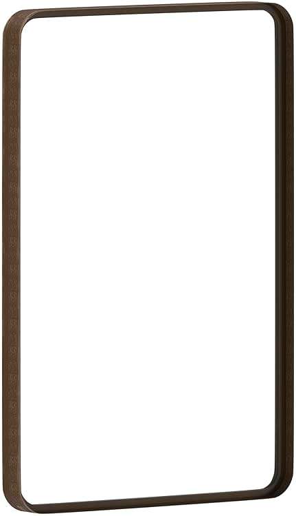 Flash Furniture Janinne Rectangle Wall Mirror - Brushed Bronze Accent Mirror - 20" x 30" Vanity Mirror - for Bathroom, Vanity, Entryway, Dining Room, & Living Room - Image 3