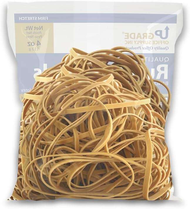Upgrade Office Supply UPG22733 Rubber Bands, Size #33 (3-1/2” x 1/8”), 150 Bands, 1/4 lb, USA - Image 4