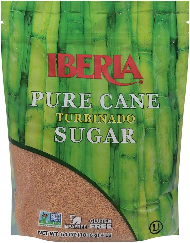 Iberia Pure Cane Raw Turbinado Sugar, 4 lb. - Image 1