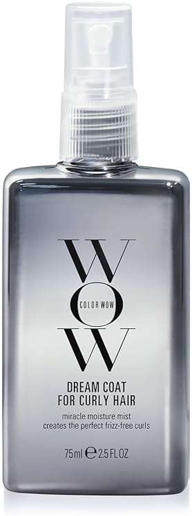 COLOR WOW Dream Coat for Curly Hair, Moisture-Boosting Anti-Frizz Spray for Defined Curls - Image 1