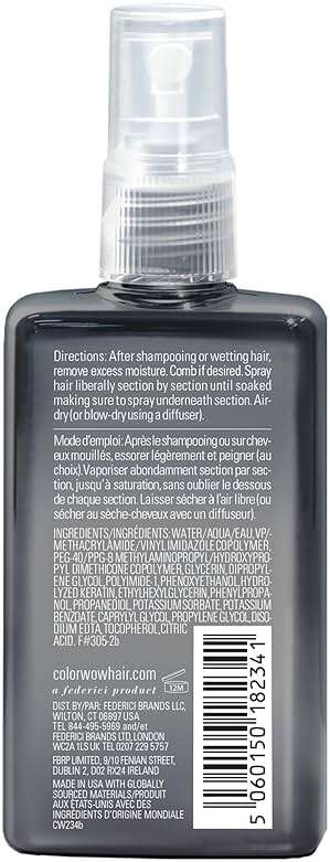 COLOR WOW Dream Coat for Curly Hair, Moisture-Boosting Anti-Frizz Spray for Defined Curls - Image 2