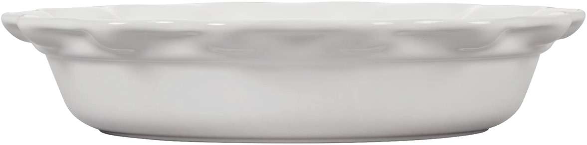 Le Creuset Stoneware 9" Heritage Pie Dish, White - Image 4