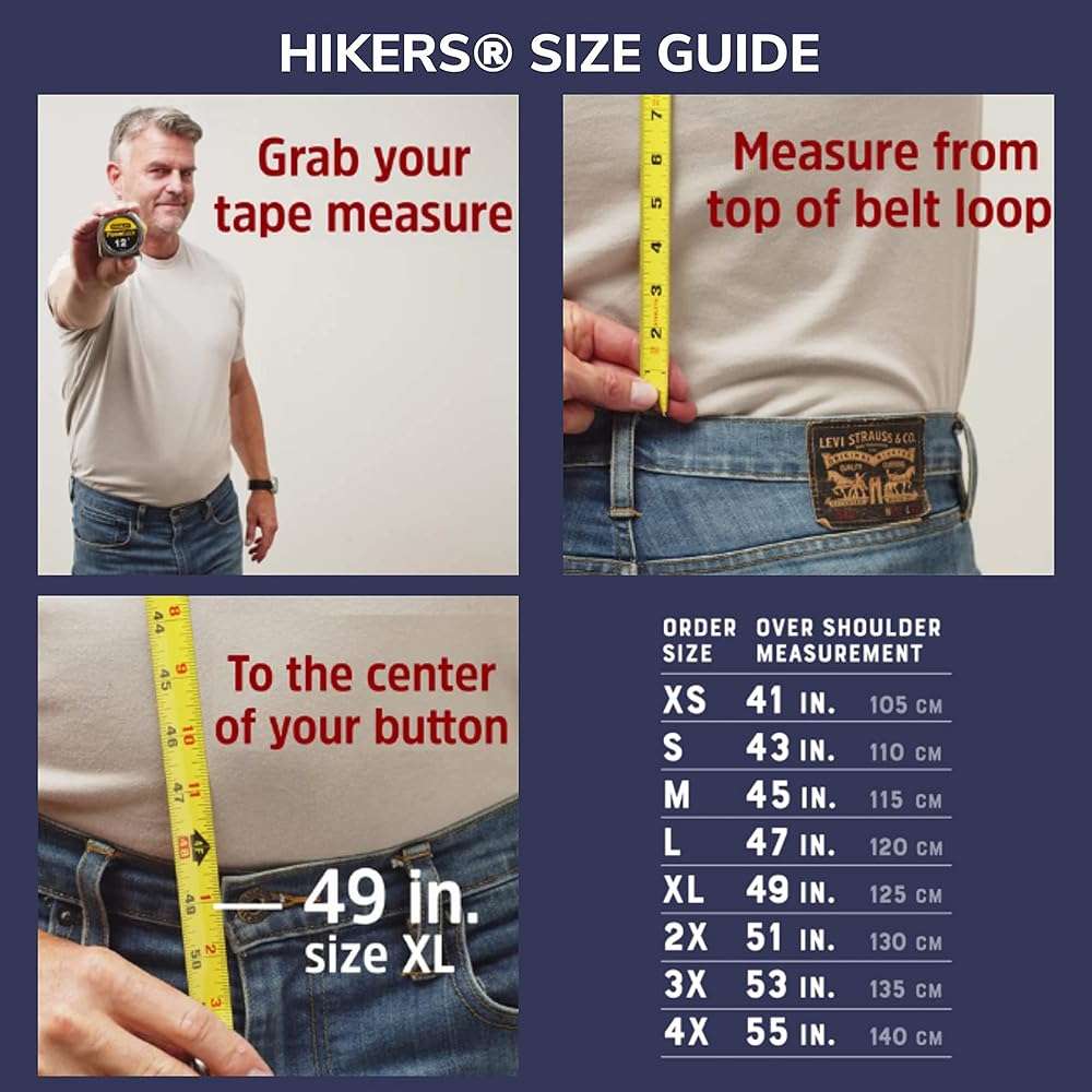 HIKERS - Upfitter Hidden Suspenders for Men Under Clothes - 3 Point Belt Loop - Image 3