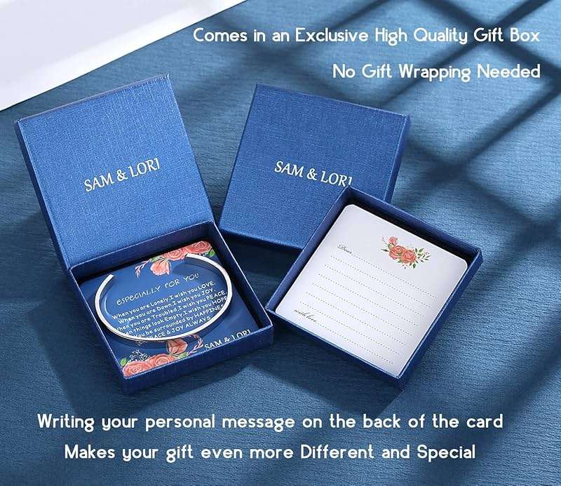 SAM & LORI Personal Bracelets for Teen Girls/Women - Meaningful Jewelry Gifts (Various Designs) for Best Friend/Daughter/Granddaughter/Niece/Sister/Mom/Aunt - Image 5