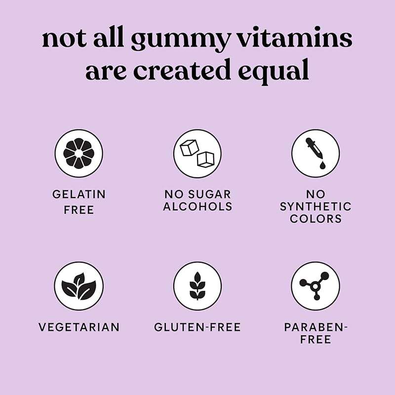 Lemme Debloat - Digestive & Gut Health Gummies with 2 Clinically Studied Probiotics & Prebiotic, Vegetarian, Gluten Free, Non GMO, BlackBerry Flavor (60 Count) - Image 6