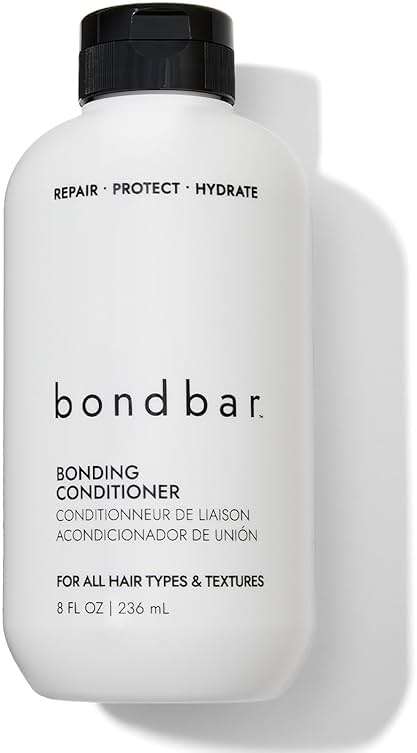 Bondbar Conditioner for Damaged Hair, Repairs, Protects, Strengthens & Hydrates All Hair Types & Textures, Vegan, Cruelty-Free, 8 Fl. Oz. - Image 1