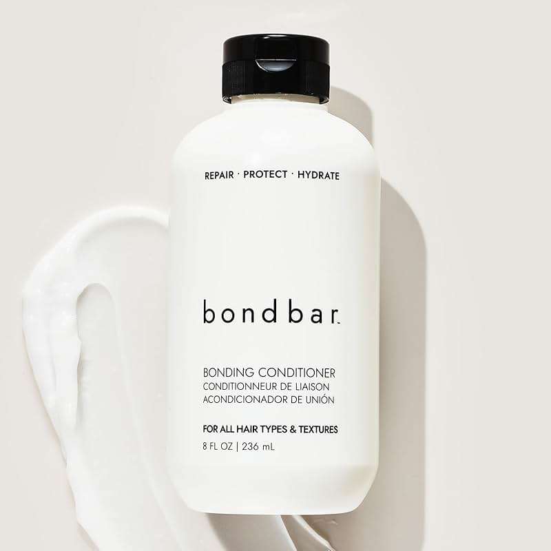 Bondbar Conditioner for Damaged Hair, Repairs, Protects, Strengthens & Hydrates All Hair Types & Textures, Vegan, Cruelty-Free, 8 Fl. Oz. - Image 4