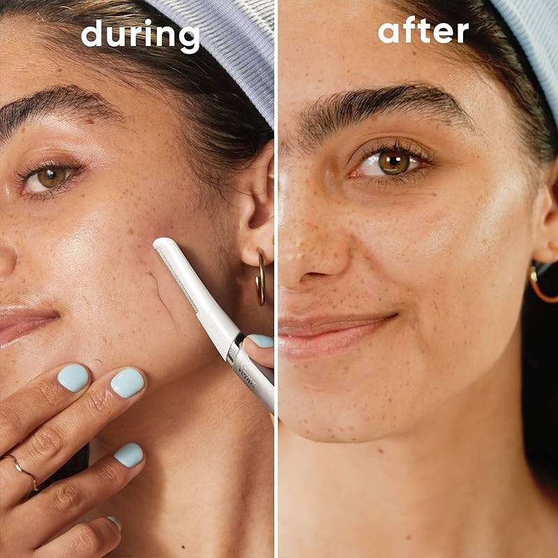 Gillette Venus Dermaplaning Tool, 2 Blade Refills, Exfoliating Face Razors for Women, Eyebrow and Facial Dermaplane Razor - Image 5