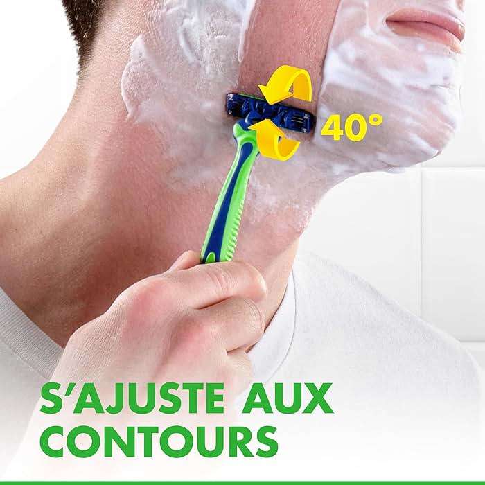 Gillette Sensor3 Sensitive Men's Disposable Shaving Razors, 12 Count - Image 12