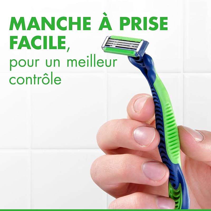 Gillette Sensor3 Sensitive Men's Disposable Shaving Razors, 12 Count - Image 14