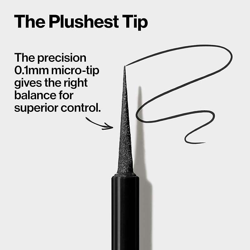 REVLON ColorStay Micro Easy Precision Liquid Eyeliner, Waterproof, Smudgeproof, Longwearing with Felt Tip Applicator, 301 Blackout, 0.057 fl oz - Image 5