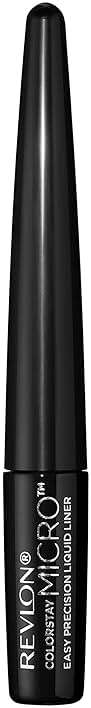 REVLON ColorStay Micro Easy Precision Liquid Eyeliner, Waterproof, Smudgeproof, Longwearing with Felt Tip Applicator, 301 Blackout, 0.057 fl oz - Image 9