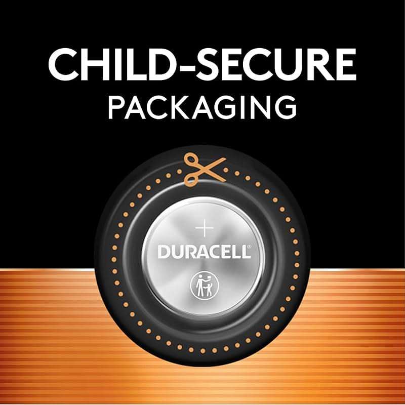 Duracell CR2032 3V Lithium Battery, Child Safety Features, 12 Count Pack, Lithium Coin Battery for Key Fob, Car Remote, Glucose Monitor, CR Lithium 3 Volt Cell (2032 3V) - Image 5