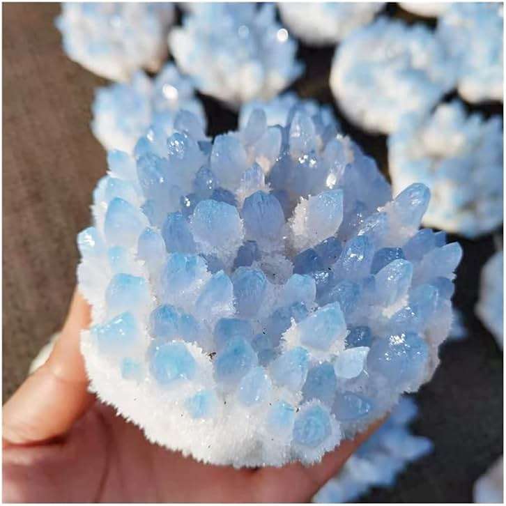 WGPHD Health & Household Blue Ghost Phantom Quartz Crystal Cluster Specimen (Size : 150-200g) - Image 2