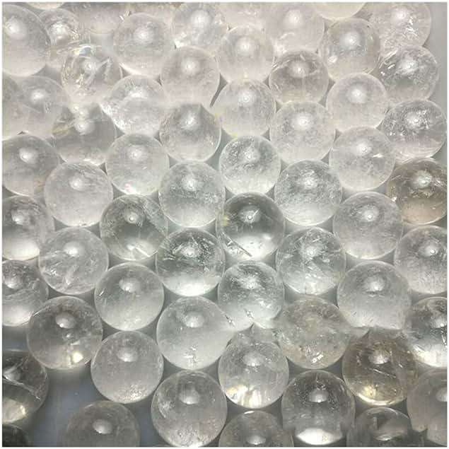 WGPHD Health & Household Clear Natural Quartz Crystal Sphere Balls Sphere Crystal Ball Home Decoration Craft for Meditation (Size : 18-22mm) - Image 5