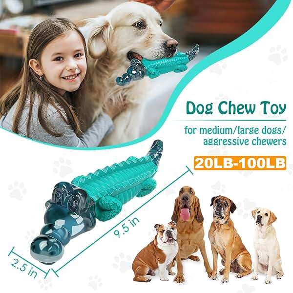Jeefome Dog Toys for Aggressive Chewers - Tough, Indestructible Dog Chew Toys for Large, Medium, Small Breed Dogs to Keep Them Busy - Image 3