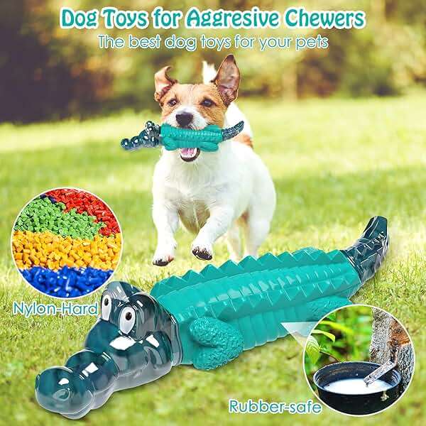 Jeefome Dog Toys for Aggressive Chewers - Tough, Indestructible Dog Chew Toys for Large, Medium, Small Breed Dogs to Keep Them Busy - Image 4
