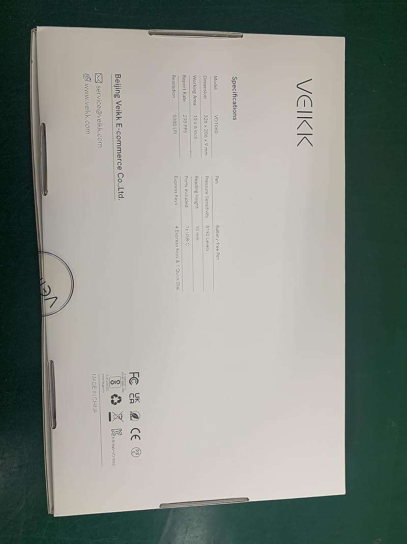 VEIKK Graphics Drawing Tablet Voila L Drawing Pad 10X6 inch,with 4 Customized Keyboard Hot Keys,8192 Levels Battery-Free Stylus Pen,Compatible with PC/Mac/Windows/Linux - Image 13