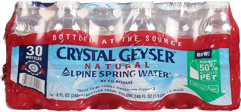 Crystal Geyser, Alpine Spring Water Natural, 30pk - Image 1