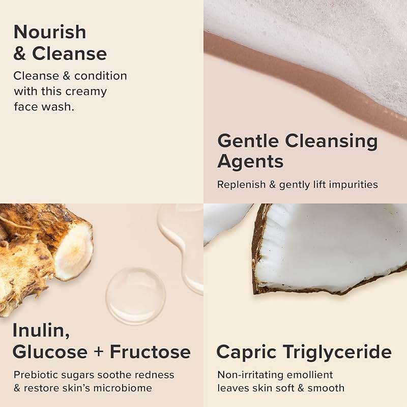 Paula's Choice CALM Ultra-Gentle Face Cleanser for Sensitive Skin, Facial Wash, Calms + Soothes Redness, Daily Face Wash for Rosacea-Prone & Eczema-Prone Skin, & Fragrance-Free, 6.7 Fl Oz - Image 3