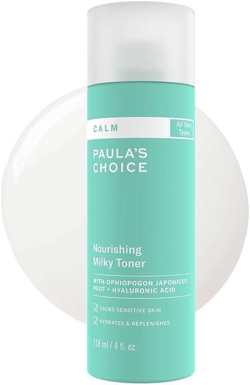 Paula’s Choice Calm Nourishing Milky Toner for Sensitive Skin, Calms + Soothes Redness, Suitable for Rosacea-Prone & Eczema-Prone Skin, Fragrance-Free, 4 Fl Oz. - Image 1