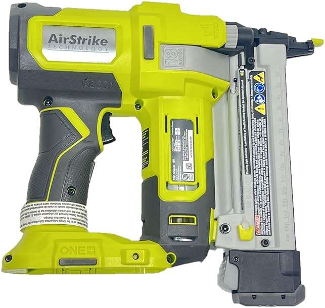 RYOBI ONE+ 18-Gauge Cordless AirStrike Narrow Crown Stapler P361 Green - Image 3