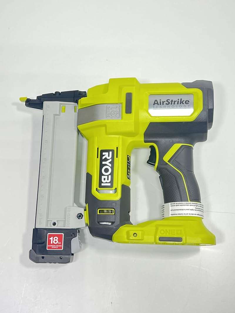 RYOBI ONE+ 18-Gauge Cordless AirStrike Narrow Crown Stapler P361 Green - Image 9