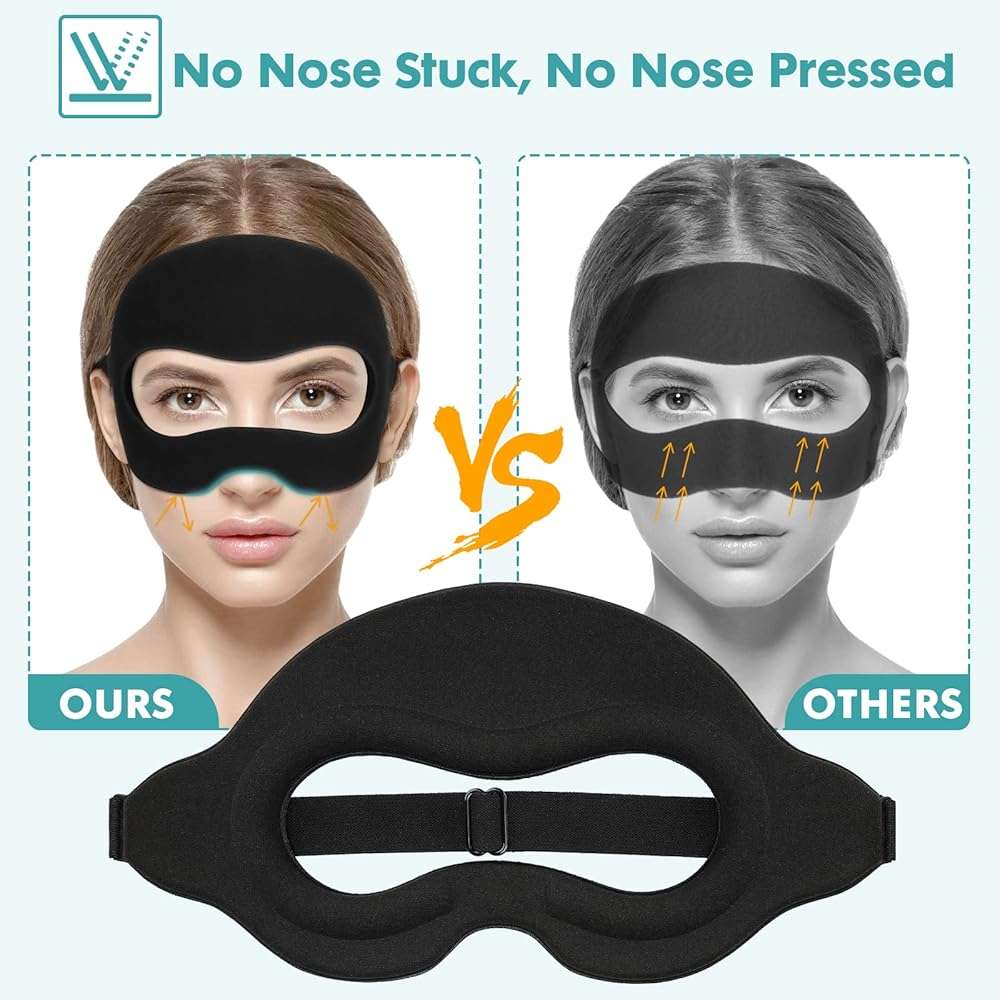 VR Sweat Mask for Meta Quest 3S VR Headsets Quest 3 Foam Band Breathable Oculus 2 Pro VR Workout Supernatual Face Dry Cool Guard Cover Sweat Absorption Face Mask (Black) - Image 3