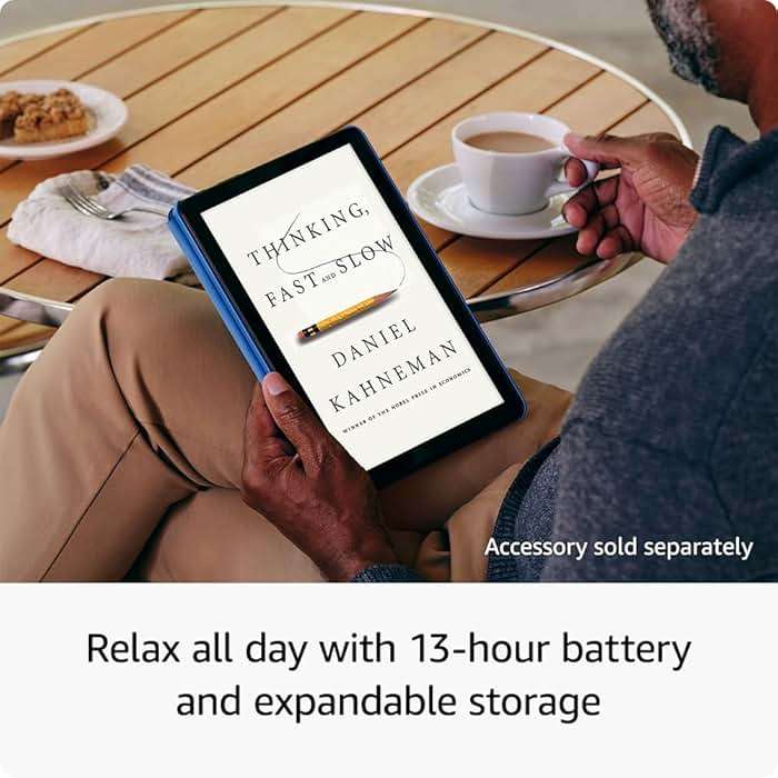 Amazon Fire HD 10 tablet, built for relaxation, 10.1" vibrant Full HD screen, octa-core processor, 3 GB RAM, 32 GB, Black - Image 4