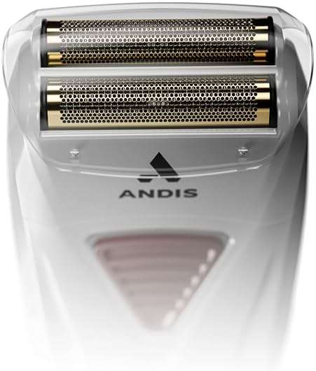 Andis TS-1 17235 Pro Foil Lithium Titanium Foil Shaver, Cord/Cordless, Smooth Shaving Cordless Shaver with Charger, Gray - Image 5