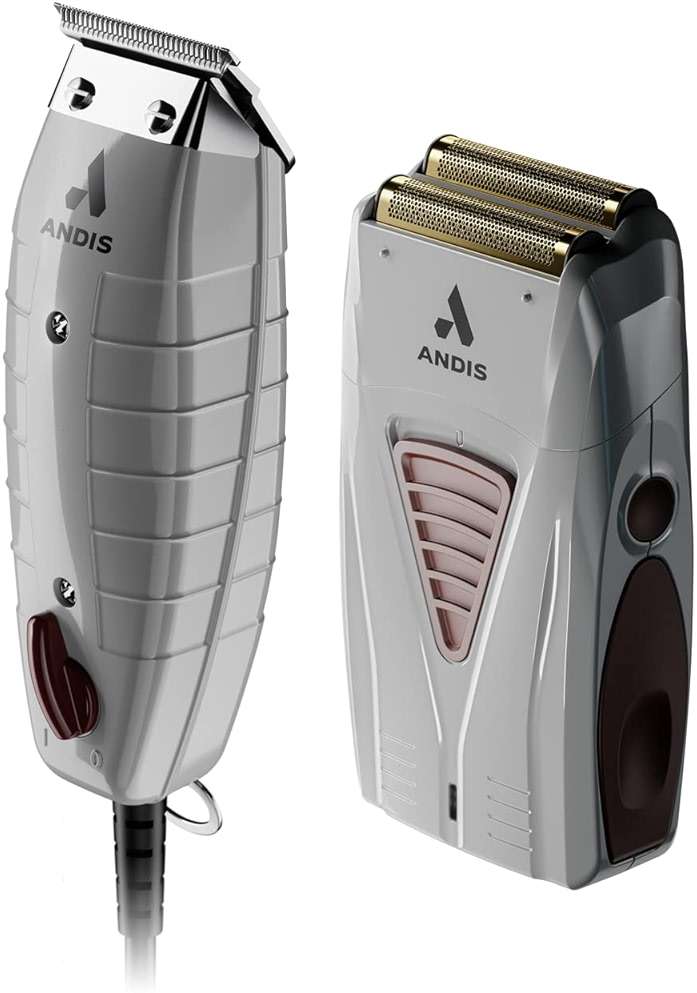 Andis 17270 Finishing Combo T-Outliner Trimmer & Pro Foil Lithium Titanium Foil Shaver - Professional Finishing Hair & Beard Trimming Kit - Image 4
