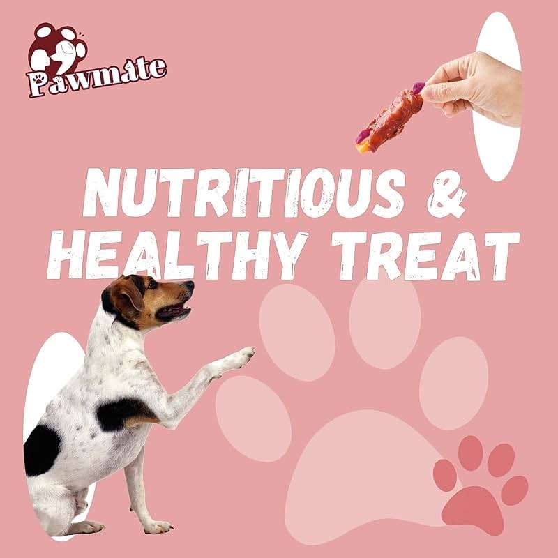 Pawmate Duck Double Purple Sweet Potato Wraps Dog Treats, Healthy Low Fat Dog Jerky High Protein for Training Treats Snacks, Chewy for Small Medium Large Dogs 12-15 Counts - Image 8