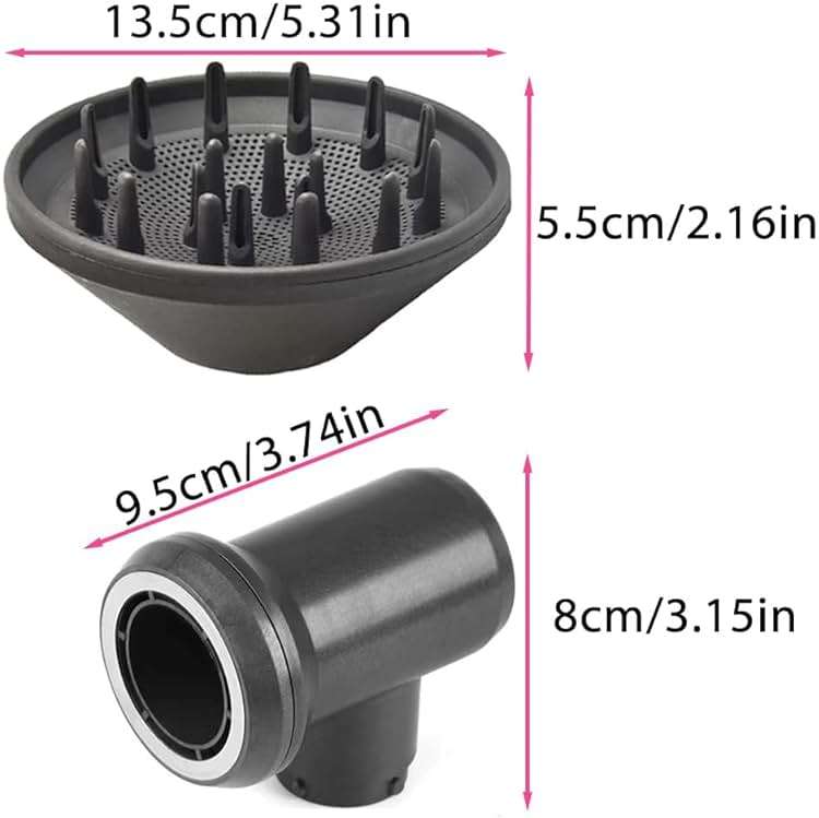 Diffuser & Adaptor Attachment Set for Dyson Airwrap, for Airwrap Styler Into A Hair Dryer Combination - Image 3