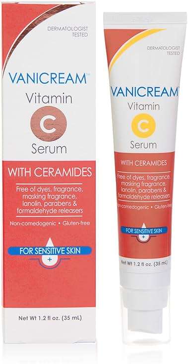 Vanicream Vitamin C Serum, 1.2 Fl Oz, Formulated without Common Irritants for Sensitive Skin, Milky and Lightweight Brightening Serum, Hydrates & Boosts Glow, Dermatologist-Tested - Image 1