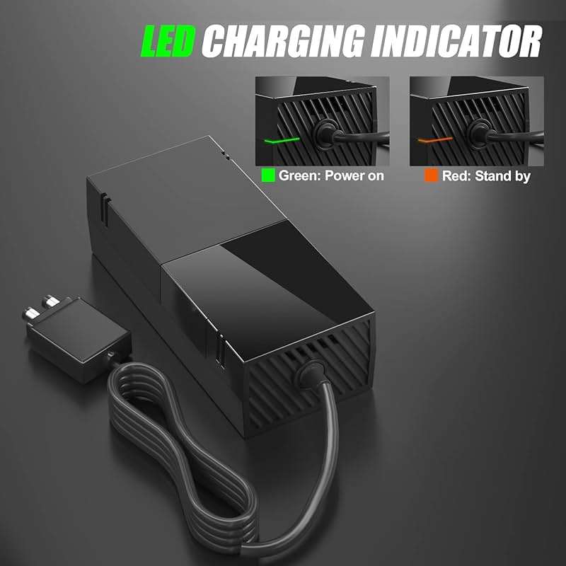 Puning Power Supply Brick for Xbox One,100V-240V AC Adapter Power Supply Compatible with Xbox One Console - Image 4