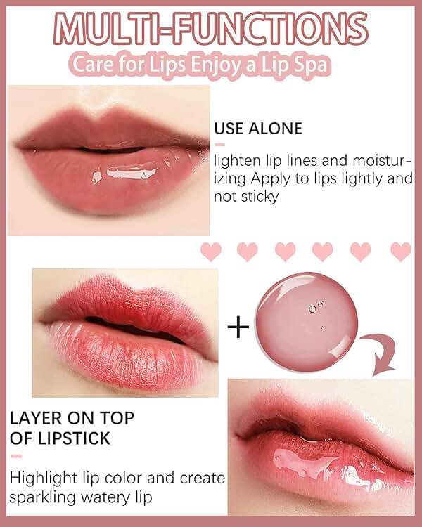Plumping Lip Glow Oil,Hydrating Tinted Lip Oil Gloss,Glow Reviver Lip Oil,Long Lasting Moisturizing Clear Lip Plumper Oil Tint for Lip Care Dry Lip,Christmas Makeup Gift for Women (#012 Rosewood) - Image 3