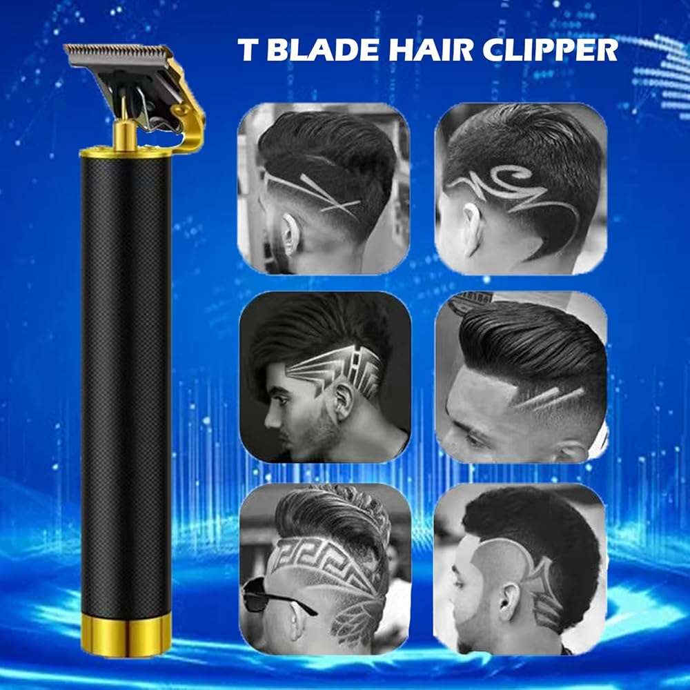 RQTYBUI Hair Clippers for Men - Cordless Electric Hair Trimmer Beard Trimmer Shaver, Zero Gapped Edgers with Guide Combs, Black - Image 7