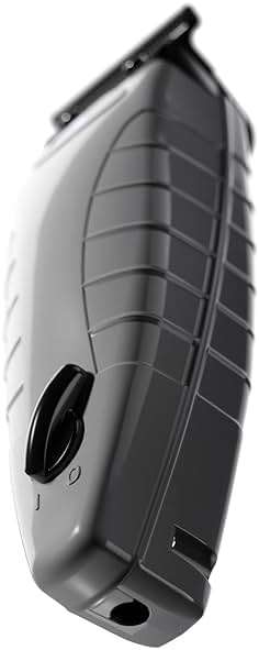 Andis 74055 Professional Corded/Cordless Hair & Beard Trimmer, Zero Gapped, Close Cutting Carbon Steel T-Outliner Blade, Grey - Image 6