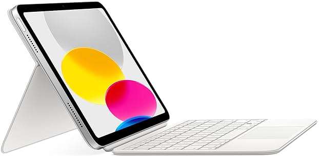 Apple Magic Keyboard Folio: iPad Keyboard and case for iPad (A16 and 10th Generation), Detachable Two-Piece Design that attaches magnetically, Built-in trackpad, US English – White - Image 6