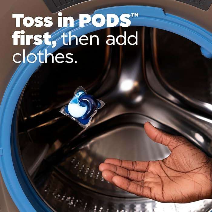 Tide Hygienic Clean Power PODS Laundry Detergent Pacs, Original Scent, 45 Count, Removes Visible and Invisible Dirt - Image 8
