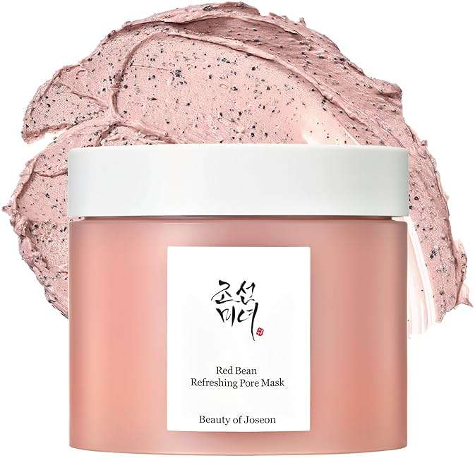 Beauty of Joseon Red Bean Pore Refreshing Mask Mud Cream Hydrating Wash Off Pack, Pore Cleansing Exfoliator, Korean Skin Care for Men and Women 140ml, 4.73 fl.oz - Image 1